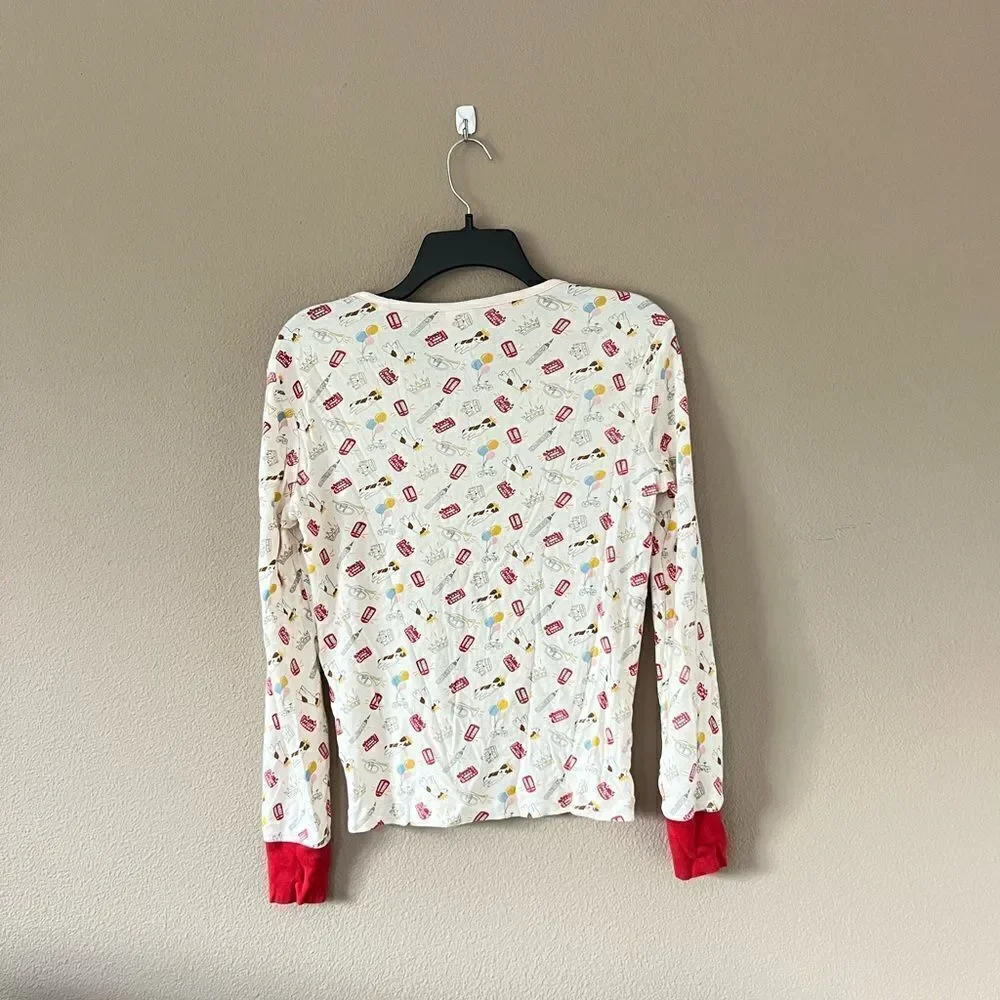 Boden Dog Print Pajama Top